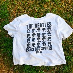 The Beatles crop top